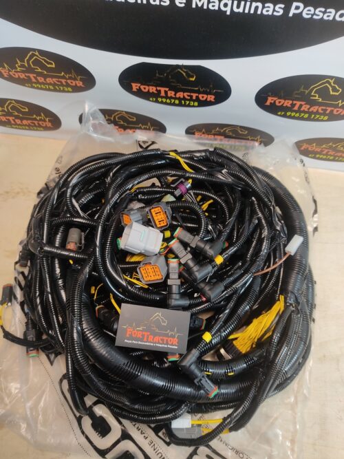 Chicote Principal do Chassis JCB JS200 Isuzu 4HK1 - Imagem 3