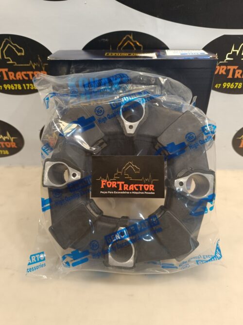 Acoplamento de Borracha da Bomba Hidráulica JCB JS220 - Imagem 1