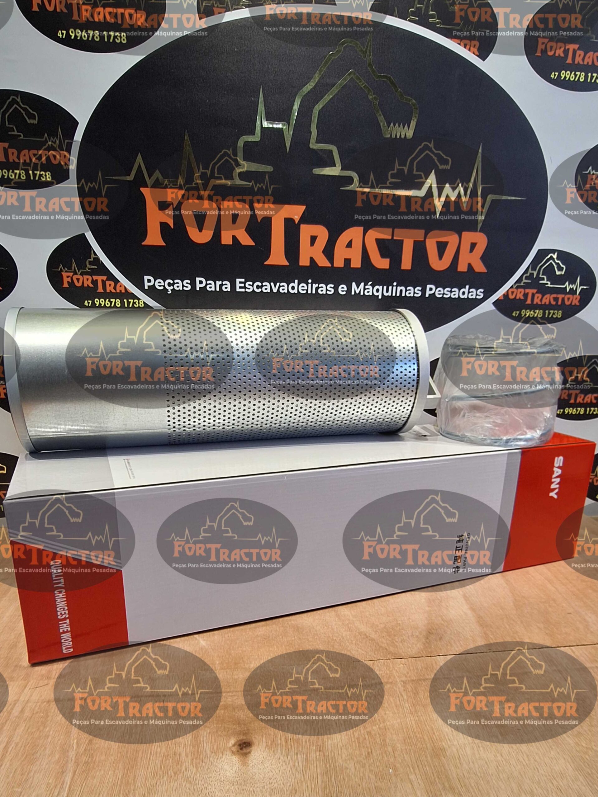 Filtro Hidráulico Retorno Sany - Imagem 1